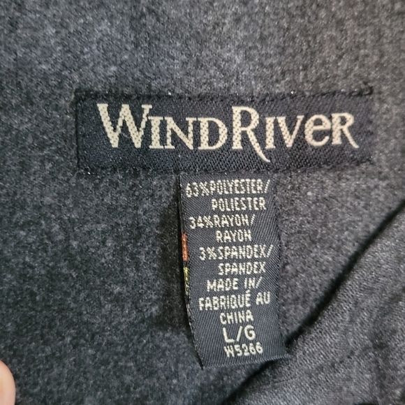 WIND River Warm Button Down | size LARGE - Picture 3 of 4